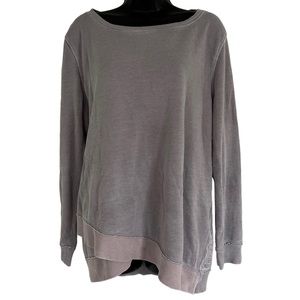 Women’s Calvin Klein Light Purple Criss Cross Crewneck Size XXL